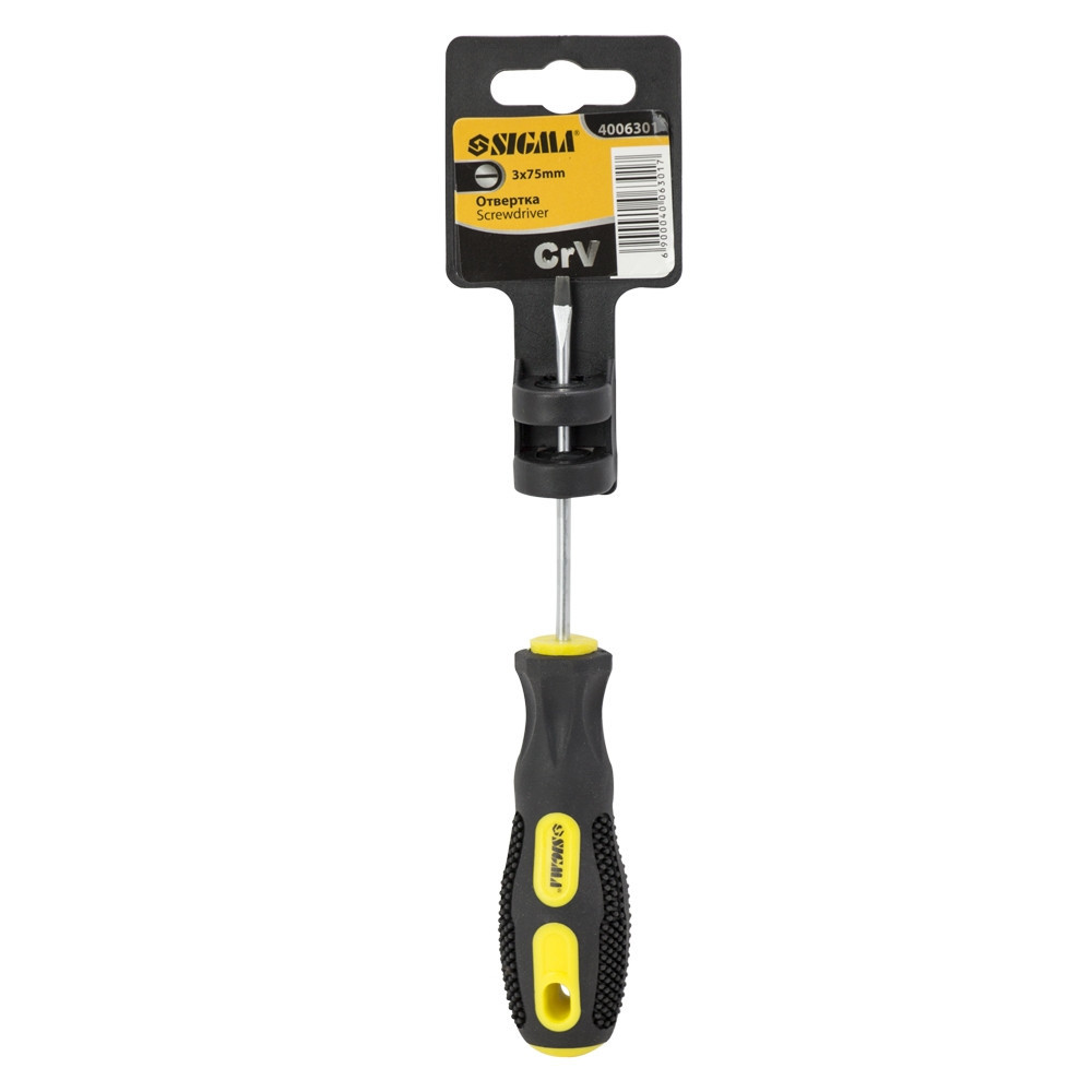 Викрутка SL3.0×75мм CrV SIGMA (4006301) Рівне - фото 2