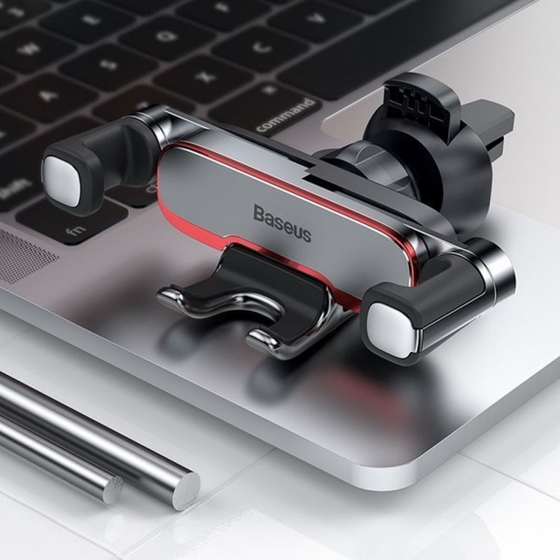 Автотримач для телефона Baseus Mr Hui Gravity Car Mount Silver Киев - изображение 4