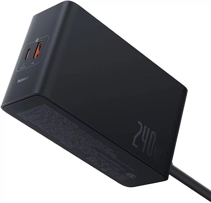 Портативна зарядна станція Baseus 240W GaN (5-в-1) Чорний Вінниця - фото 2