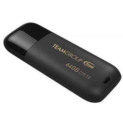 USB флеш накопитель Team 64GB C175 Pearl Black USB 3.1 (TC175364GB01) Винница