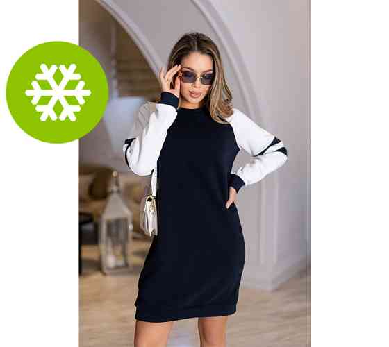 Тепле плаття із тринитки на флісі "Cindy"  | Норма Київ