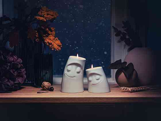 Підсвічник Tassen Cosy (висота 8.5 см) порцеляна Білий Київ