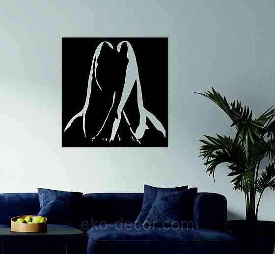 Декоративное настенное Панно «Силуэт женщины», Декор на стену Киев
