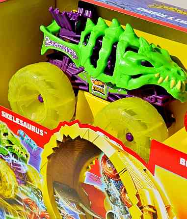 Трек Hot Wheels Monster Trucks Power Smashers Заряжай и переследуй Харьков