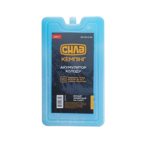 Акумулятор холоду 400гр синій 23*13*2см СИЛА Житомир - фото 1