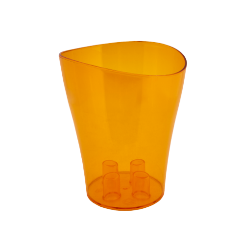 Вазон Ніка для орхідей 16*19см бурштиновий Алеана Житомир