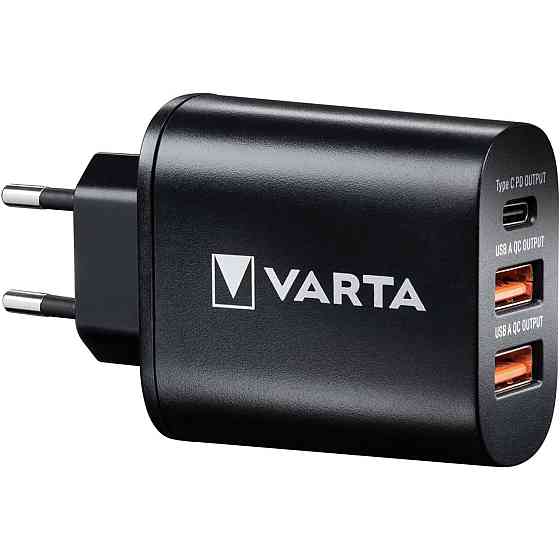 Зарядний пристрій Varta Wall Charger 38 W Black (57958101401) Чорний Харьков