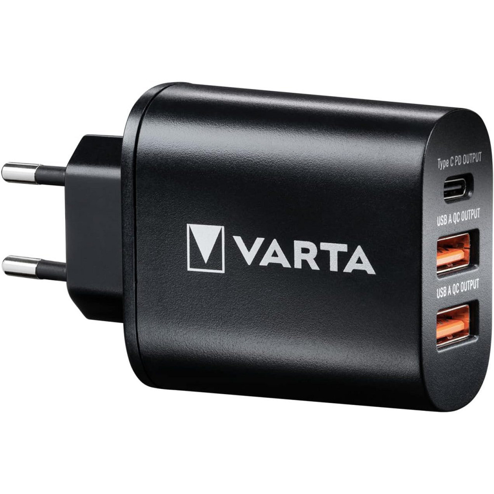 Зарядний пристрій Varta Wall Charger 38 W Black (57958101401) Чорний Харьков - изображение 1