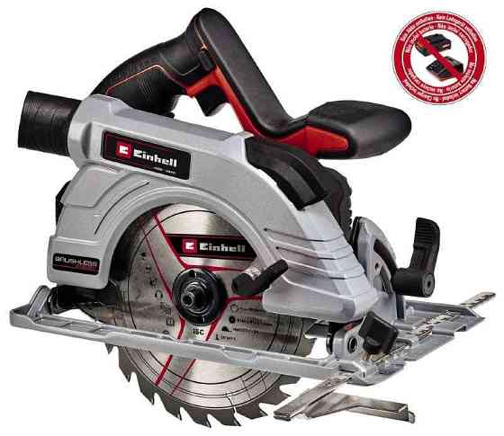 Пила циркулярная аккумуляторная Einhell TE-CS 18/190 Li-Solo New (4331210) Киев
