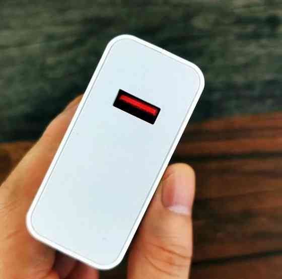 Зарядное сетевое устройство MI120W с кабелем (Белый) Киев