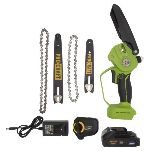 Аккумуляторная мини цепная пила бесщеточная Procraft PKA44,Мини электропила аккумуляторная Li-Ion 20 В 4600 об / мин Львов - изображение 2