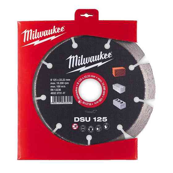 Диск алмазний MILWAUKEE DSU 125, O125мм Одеса