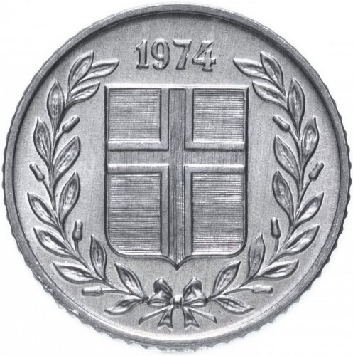 Исландия 10 аурар 1974 Полтава - изображение 1