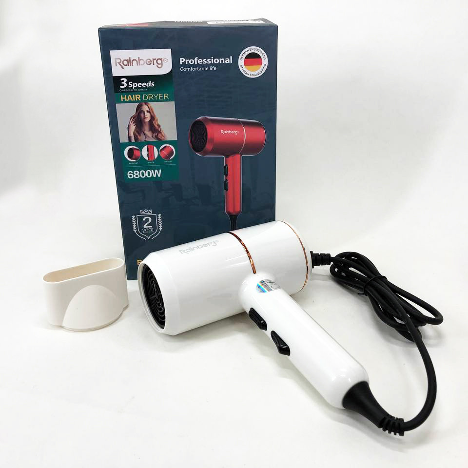 Електричний фен для волосся з дифузором Rainberg RB-2211, Потужний фен для швидкого укладання волосся PR-10 Івано-Франківськ - фото 10