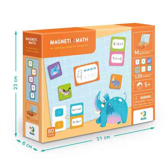 Розвиваюча магнітна гра "Математика" DoDo 200215 Вінниця