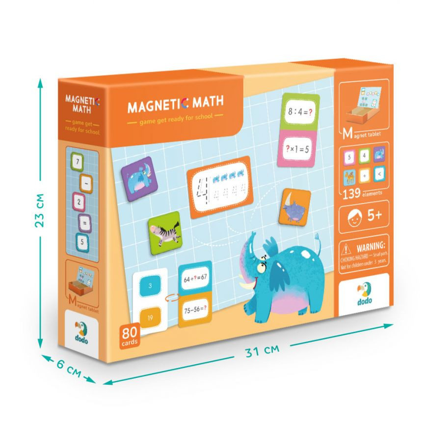 Розвиваюча магнітна гра "Математика" DoDo 200215 Вінниця - фото 4