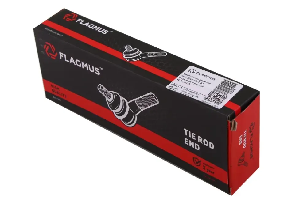 Наконечник рульової тяги 2101 Flagmus лівий з гайкою Вінниця - фото 2