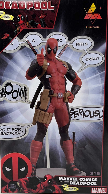 Фигурка Deadpool в стиле комикса от Luminasta - Дэдпул Marvel. Харьков - изображение 7