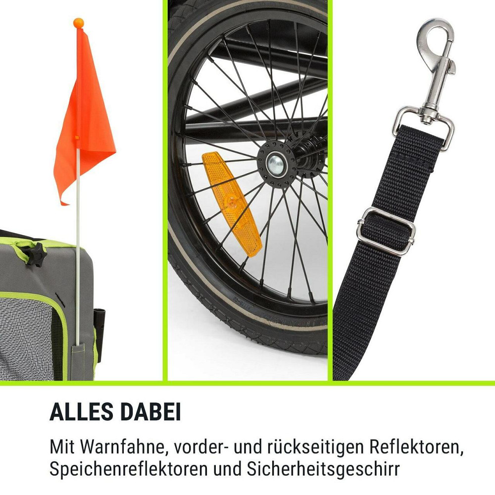 Велопричіп і коляска для собак KlarFit Husky Vario 2-в-1 (Німеччина) Рівне - фото 7