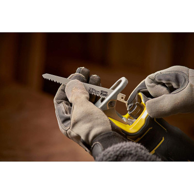 Шабельна пила Stanley FatMax безщіткова, 18ВLi-Ion, 3200 хід/хв, хід 28мм (без АКБ та ЗП) (SFMCS310B) Вінниця - фото 7