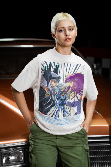 Футболка аниме Саинт Сеийа Аниме Косплай оверсайз (S/M/L) Черний AnimeJ0611 Днепр - изображение 3