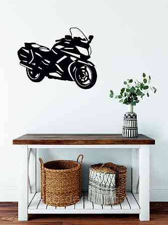 Декоративное настенное Панно «Мотоцыкл» Декор на стену 110*84 см, Черный Киев