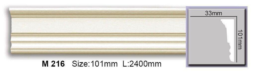 Молдинг гладкий полиуретановый Harmony M 216 Днепр - изображение 1