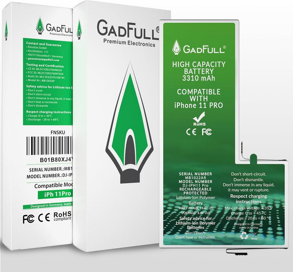 Акумулятор GadFull 616-00659 (батарея, акб) для iPhone 11 Pro (3046 mAh) Дніпро - фото 4
