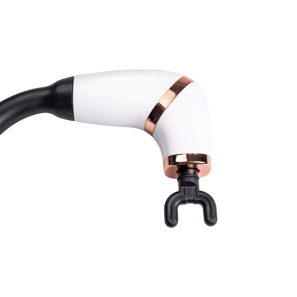 Перкуссионный ручной массажер аккумуляторный 17 Вт зарядка от USB до 3200 об/мин Белый HP-11-11W Киев - изображение 2