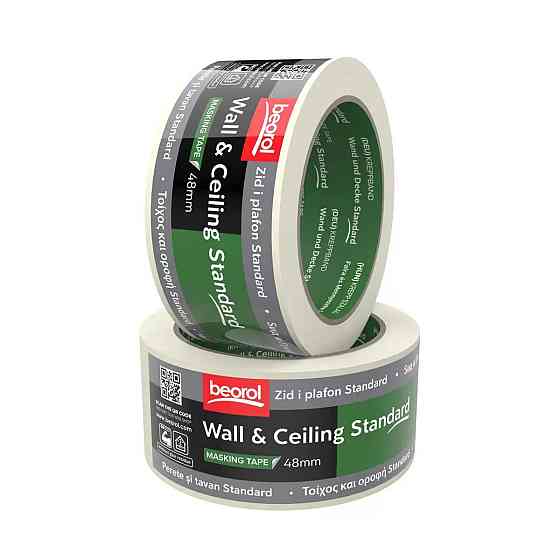 Малярна стрічка BEOROL Wall Ceiling стандарт 48 мм*50 м Киев
