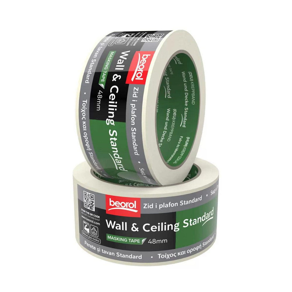 Малярна стрічка BEOROL Wall Ceiling стандарт 48 мм*50 м Киев - изображение 1