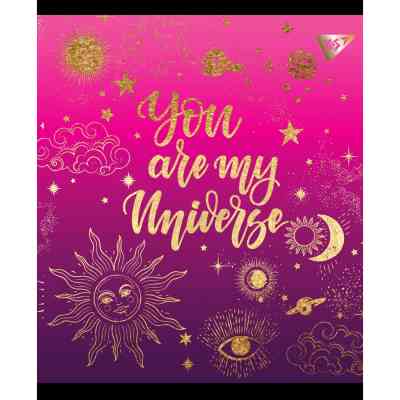 Тетрадь Yes А5 Cosmic System 18 листов клетка (765179) Винница