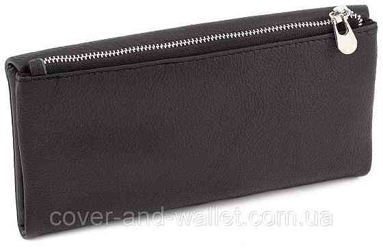 Зручний довгий чоловічий шкіряний гаманець ST 42 Київ
