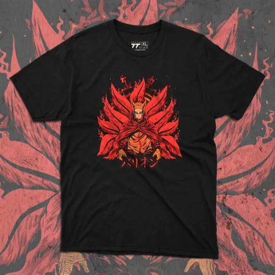 Футболка мужская с принтом Наруто Режим Баріон Размер 48 Anime0288 Днепр