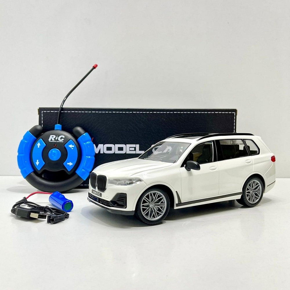 Машинка BMW X7 джип на радіокеруванні із пультом на акумуляторі Біла (KL T9007A) Чернігів - фото 3