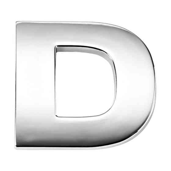 Наклейка 3 см Буква D Київ