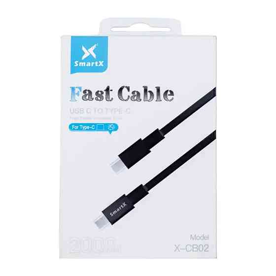 Smartx Кабель для зарядження USB-С шнур 2м чорний Коломыя