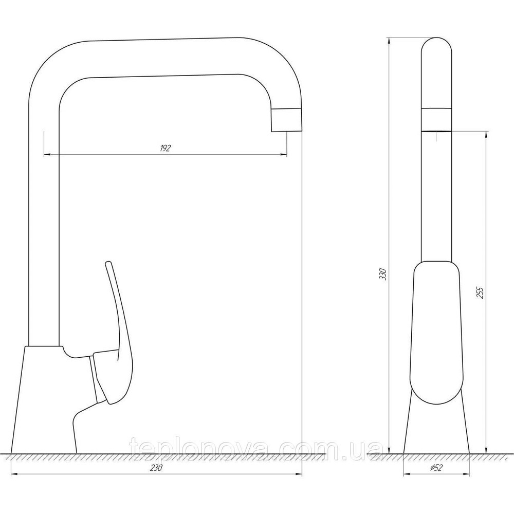 Змішувач для кухні Globus Lux Koln GLK-0203L Чернівці - фото 4