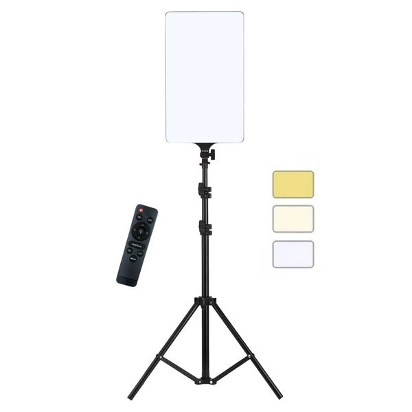 Прямокутний відеосвітло LED панель зі штативом 210см 50Вт 2700-7500К CRI  96+ AC Prof RL-16T Київ - фото 1