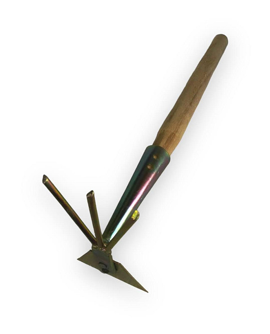 Сапка для грядок комбінована, анодований метал (з ручкою) Харків - фото 1