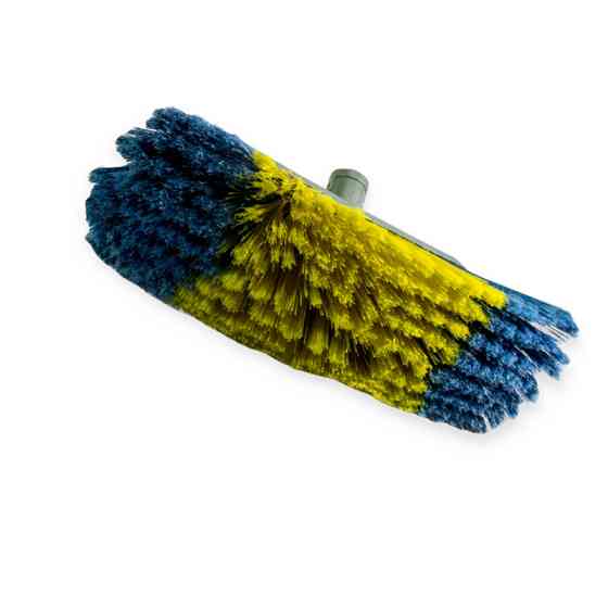 Щітка ручка дерево 8 рядів 25 х 120 см під шланг (різьблення по дереву, d-24) + Мукачево