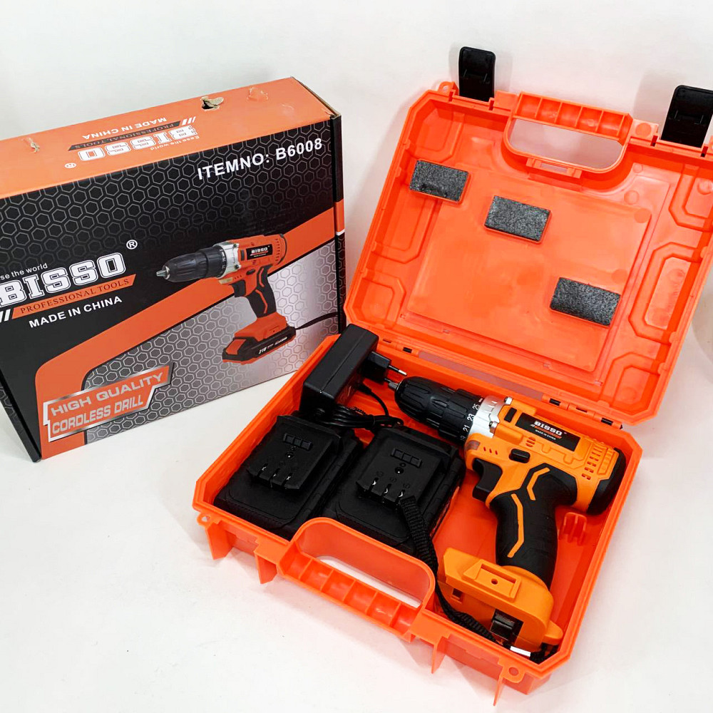 Шуруповерт акумуляторний у валізі BISSO B6008 21V DX-58 Львів - фото 5