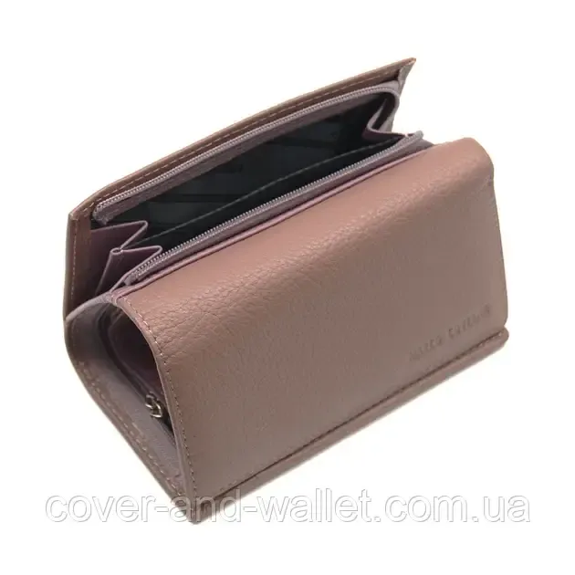 Светло-розовый женский кошелек среднего размера на магнитах Marco Coverna MC 1418 Киев - изображение 3