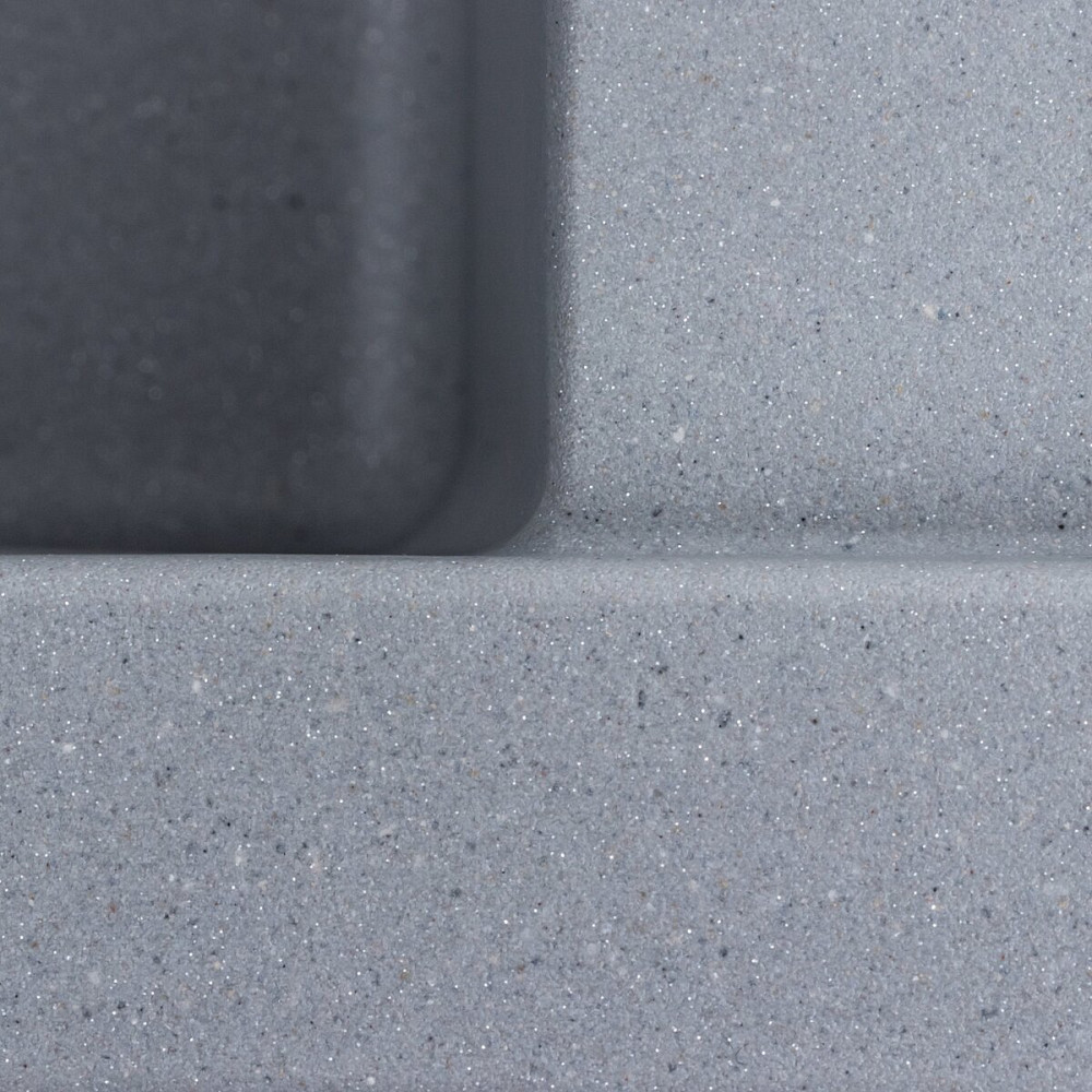 VALESO Гранітна мийка для кухні VALESO LOTOS 6550 матова Сірий металік Коломия - фото 4