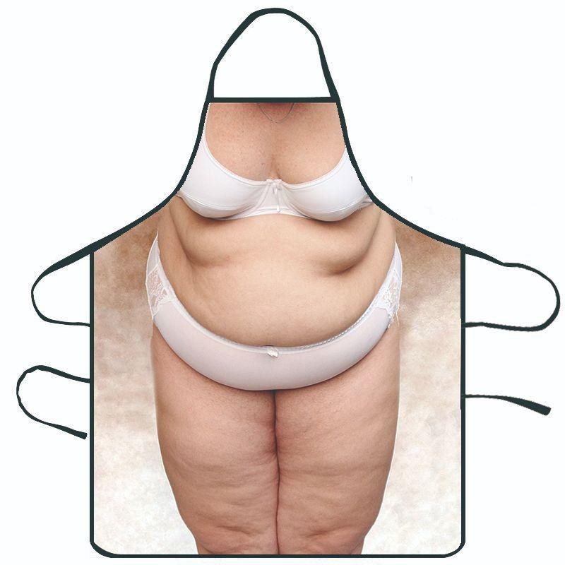 Фартух з приколом для жінок Товстушка 80 на 60 см різнобарвний Київ - фото 1