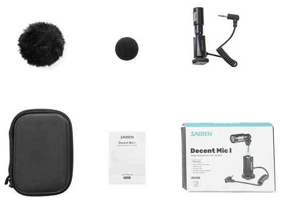 Мікрофон суперкардіоїдний міні SAIREN Decent Mic I Київ