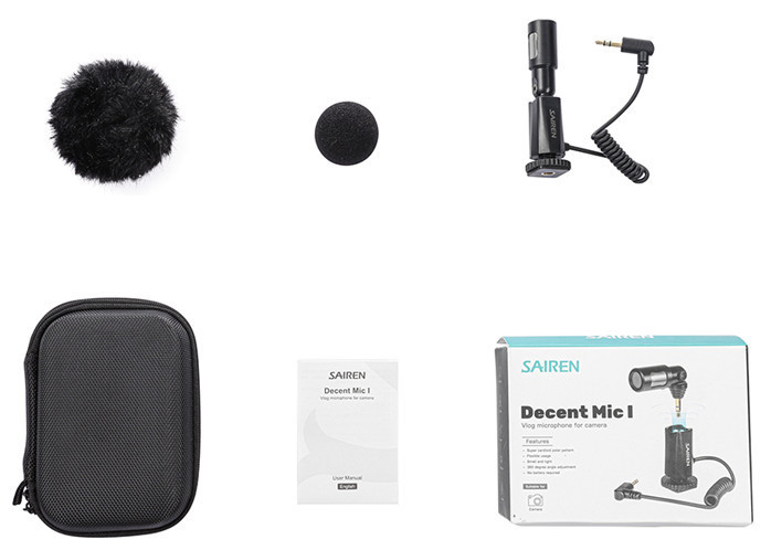 Мікрофон суперкардіоїдний міні SAIREN Decent Mic I Київ - фото 5