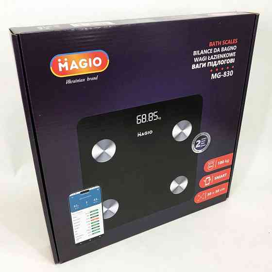 Весы для здоровья и фитнеса MAGIO, Весы для контроля состава тела контроля здоровья и фитнеса HX-55 Ивано-Франковск