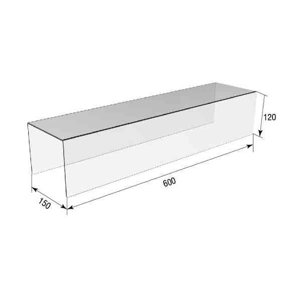 Подіум EKOSTAR П-обр 600х150х120 Київ