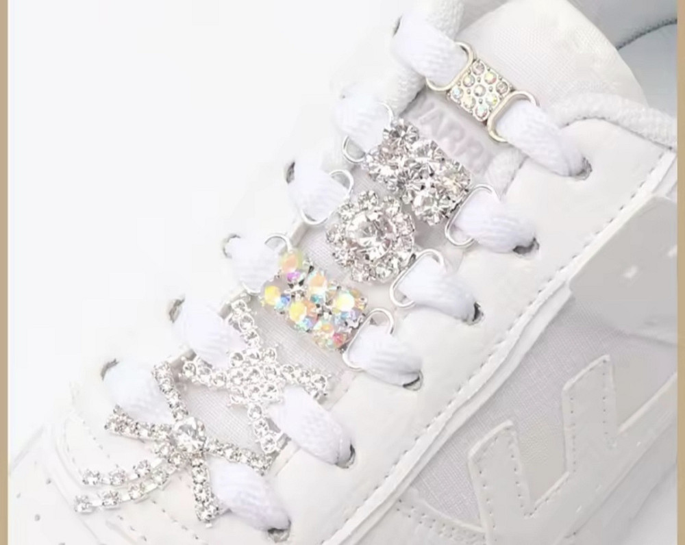 Прикраса для взуття 2 шт Сріблястий 4 Смела - изображение 5